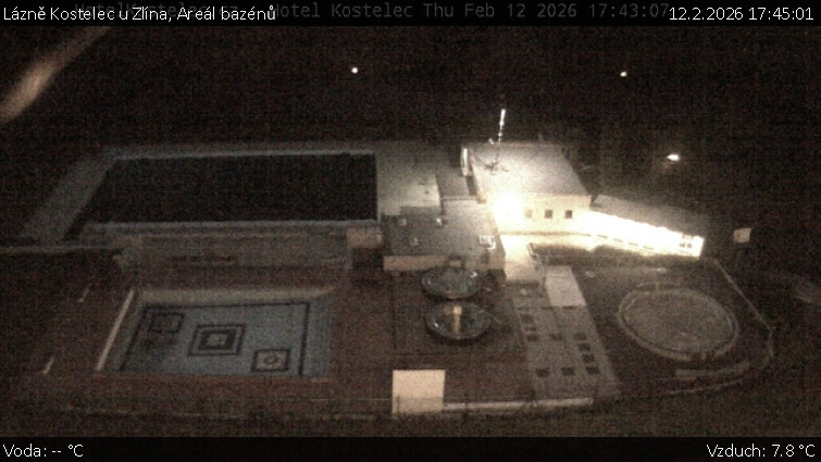 Lázně Kostelec u Zlína - Areál bazénů - 12.2.2026 v 17:45