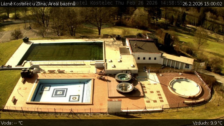 Lázně Kostelec u Zlína - Areál bazénů - 26.2.2026 v 15:00