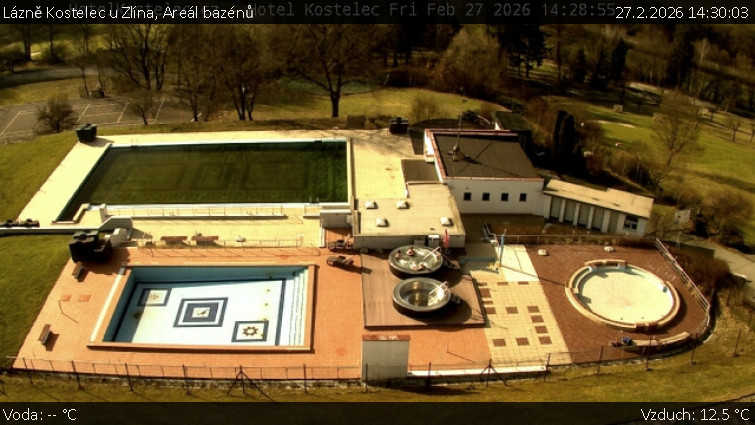 Lázně Kostelec u Zlína - Areál bazénů - 27.2.2026 v 14:30