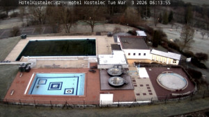 Lázně Kostelec u Zlína - Areál bazénů - 3.3.2026 v 06:15