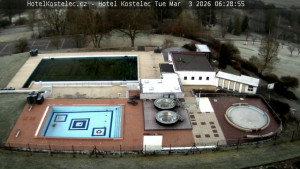 Lázně Kostelec u Zlína - Areál bazénů - 3.3.2026 v 06:30