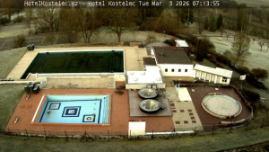 Lázně Kostelec u Zlína - Areál bazénů - 3.3.2026 v 07:15