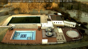 Lázně Kostelec u Zlína - Areál bazénů - 3.3.2026 v 07:30