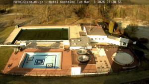 Lázně Kostelec u Zlína - Areál bazénů - 3.3.2026 v 08:30