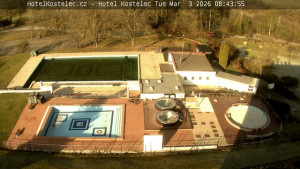 Lázně Kostelec u Zlína - Areál bazénů - 3.3.2026 v 08:45