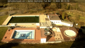 Lázně Kostelec u Zlína - Areál bazénů - 3.3.2026 v 09:15