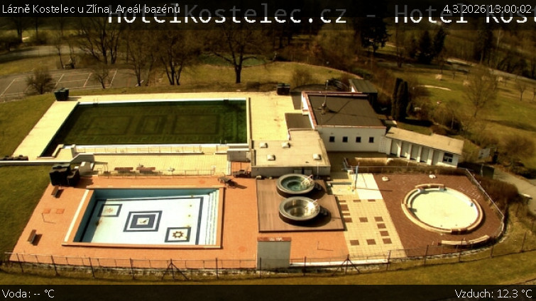 Lázně Kostelec u Zlína - Areál bazénů - 4.3.2026 v 13:00