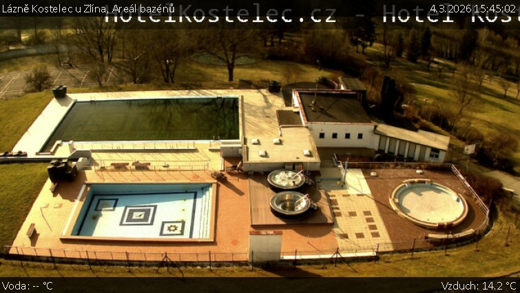 Lázně Kostelec u Zlína - Areál bazénů - 4.3.2026 v 15:45