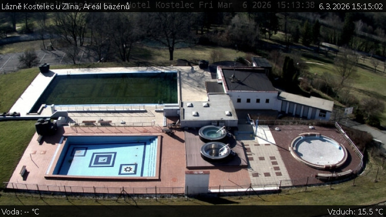 Lázně Kostelec u Zlína - Areál bazénů - 6.3.2026 v 15:15