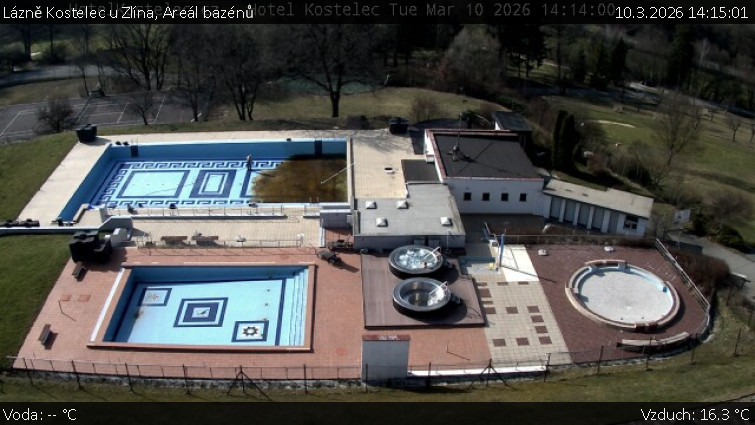 Lázně Kostelec u Zlína - Areál bazénů - 10.3.2026 v 14:15