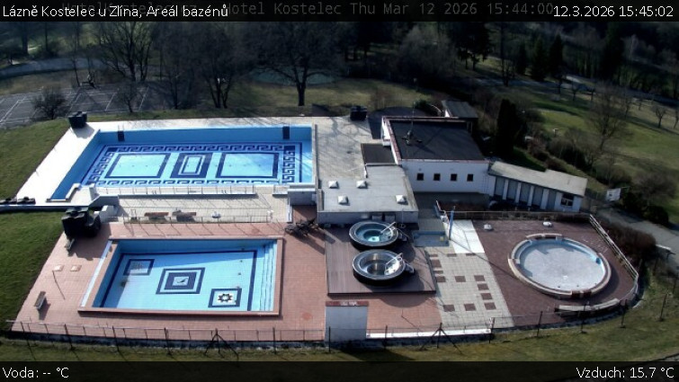 Lázně Kostelec u Zlína - Areál bazénů - 12.3.2026 v 15:45