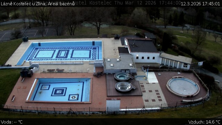 Lázně Kostelec u Zlína - Areál bazénů - 12.3.2026 v 17:45