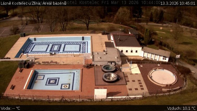 Lázně Kostelec u Zlína - Areál bazénů - 13.3.2026 v 10:45