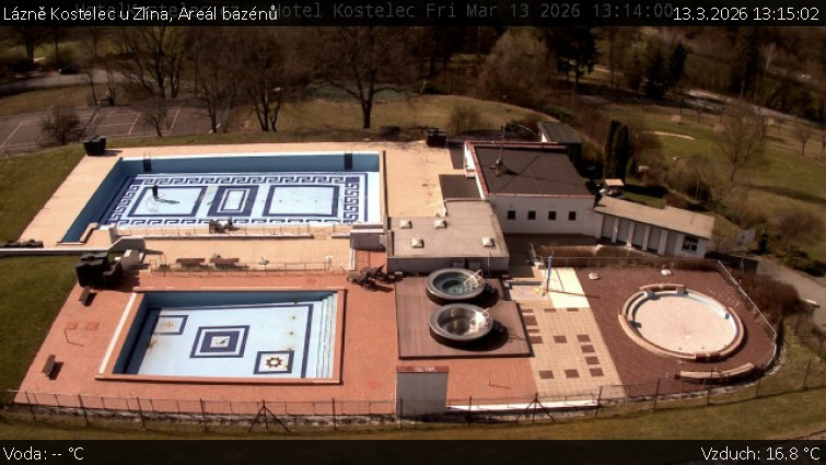 Lázně Kostelec u Zlína - Areál bazénů - 13.3.2026 v 13:15