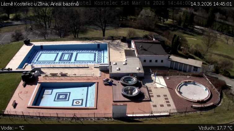 Lázně Kostelec u Zlína - Areál bazénů - 14.3.2026 v 14:45