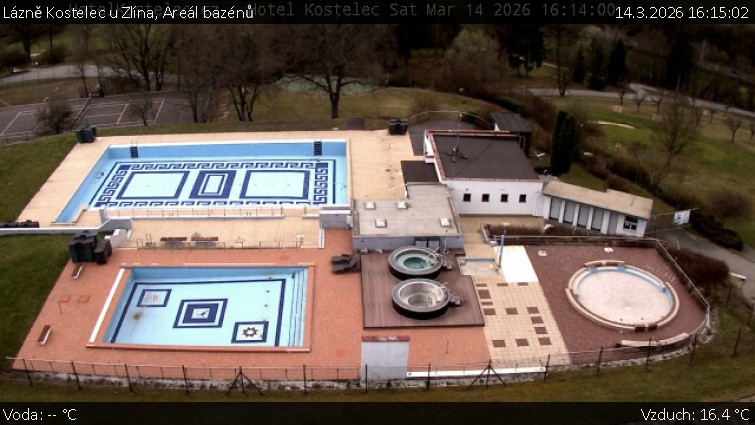Lázně Kostelec u Zlína - Areál bazénů - 14.3.2026 v 16:15