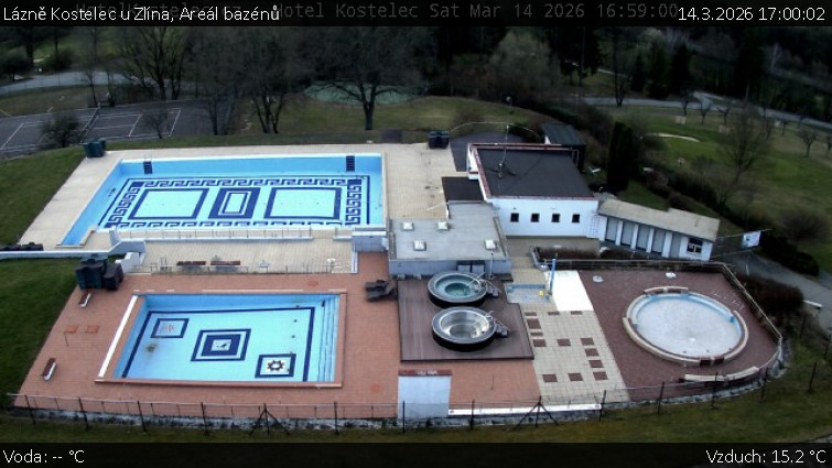 Lázně Kostelec u Zlína - Areál bazénů - 14.3.2026 v 17:00