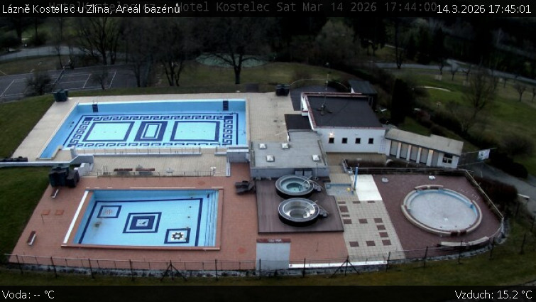Lázně Kostelec u Zlína - Areál bazénů - 14.3.2026 v 17:45