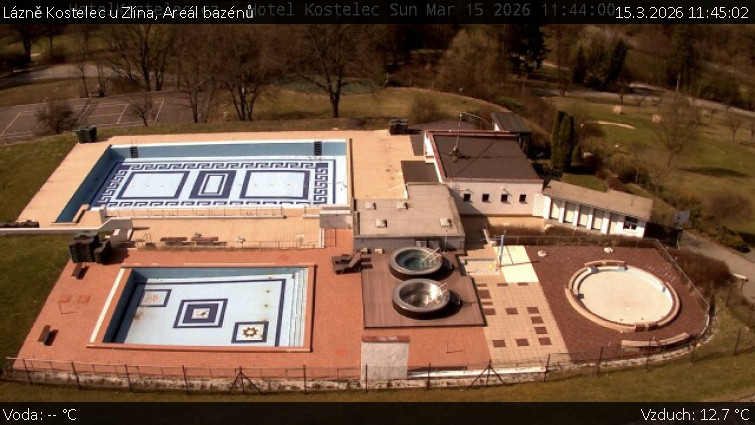 Lázně Kostelec u Zlína - Areál bazénů - 15.3.2026 v 11:45