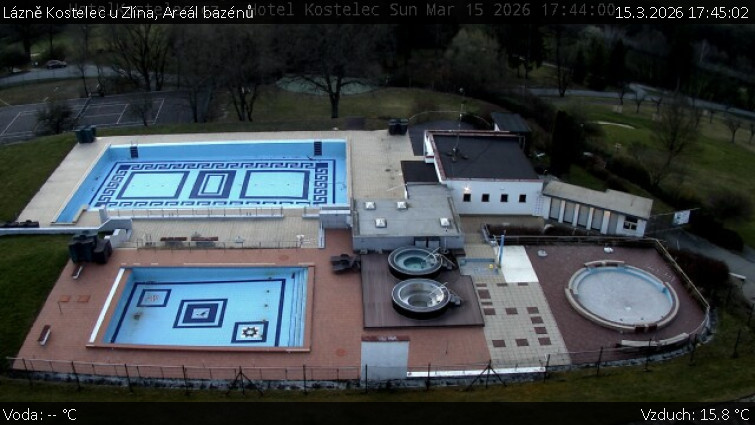 Lázně Kostelec u Zlína - Areál bazénů - 15.3.2026 v 17:45