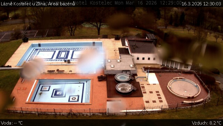 Lázně Kostelec u Zlína - Areál bazénů - 16.3.2026 v 12:30