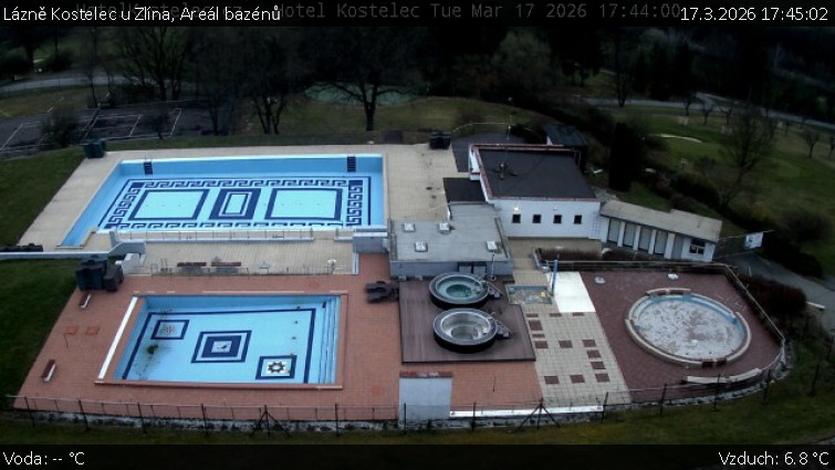 Lázně Kostelec u Zlína - Areál bazénů - 17.3.2026 v 17:45