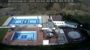 Lázně Kostelec u Zlína - Areál bazénů - 18.3.2026 v 08:00