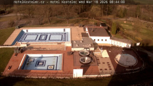 Lázně Kostelec u Zlína - Areál bazénů - 18.3.2026 v 08:45