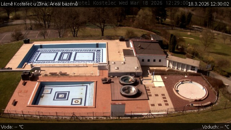 Lázně Kostelec u Zlína - Areál bazénů - 18.3.2026 v 12:30