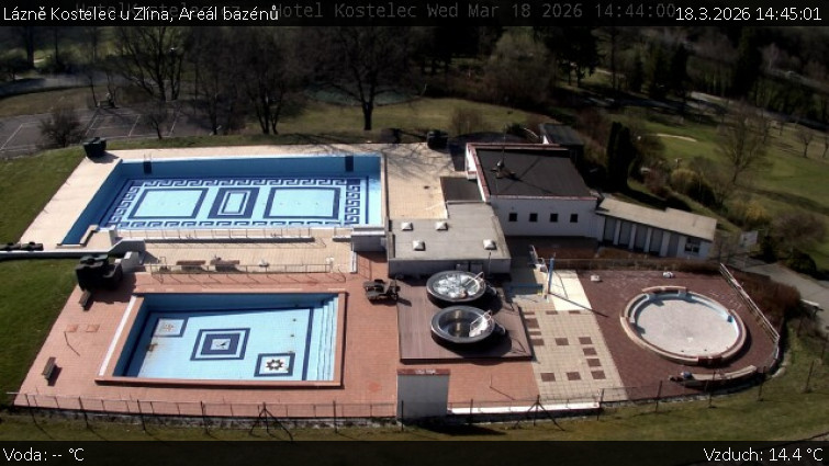 Lázně Kostelec u Zlína - Areál bazénů - 18.3.2026 v 14:45