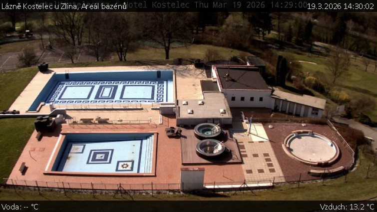 Lázně Kostelec u Zlína - Areál bazénů - 19.3.2026 v 14:30