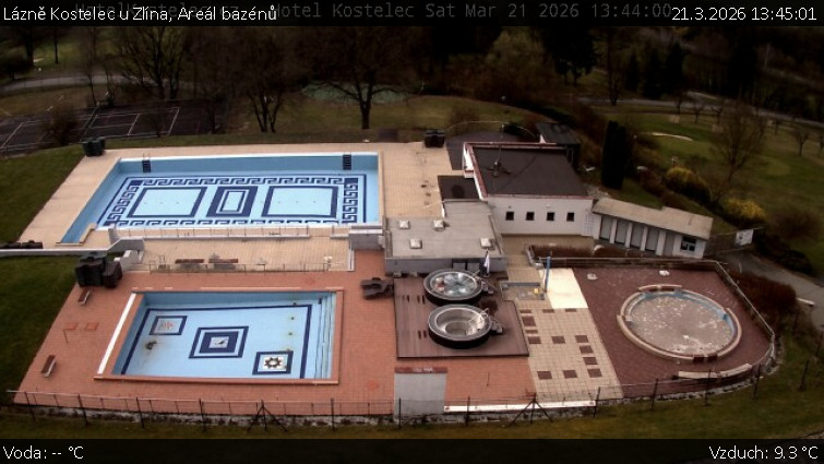 Lázně Kostelec u Zlína - Areál bazénů - 21.3.2026 v 13:45