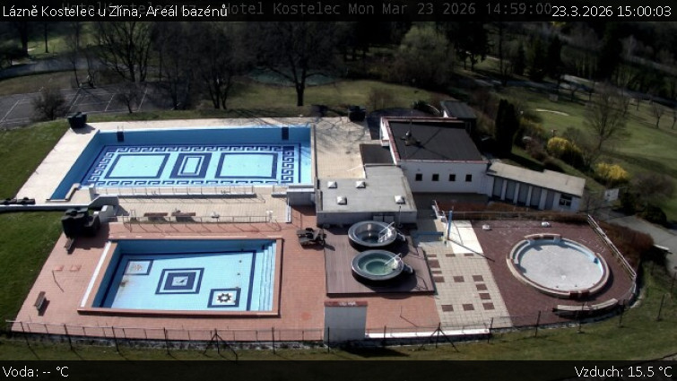 Lázně Kostelec u Zlína - Areál bazénů - 23.3.2026 v 15:00