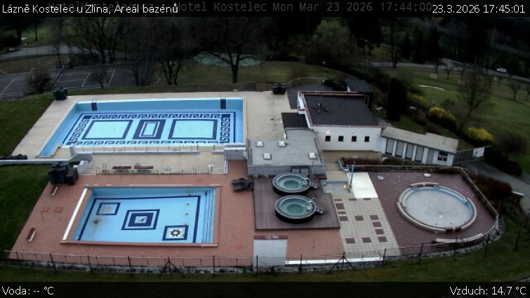 Lázně Kostelec u Zlína - Areál bazénů - 23.3.2026 v 17:45