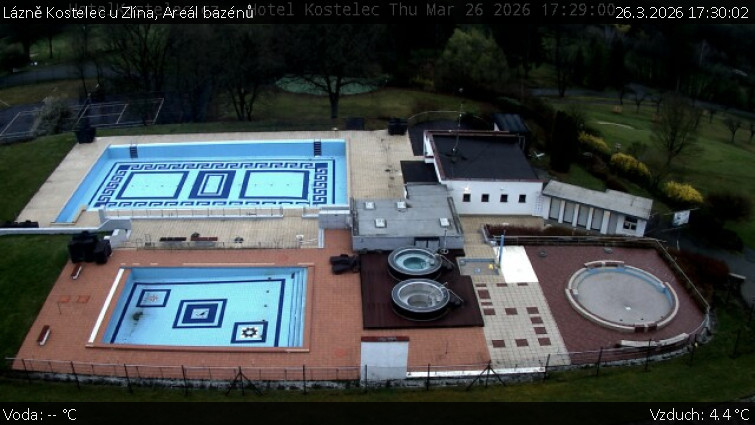 Lázně Kostelec u Zlína - Areál bazénů - 26.3.2026 v 17:30