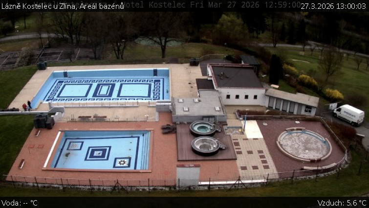 Lázně Kostelec u Zlína - Areál bazénů - 27.3.2026 v 13:00