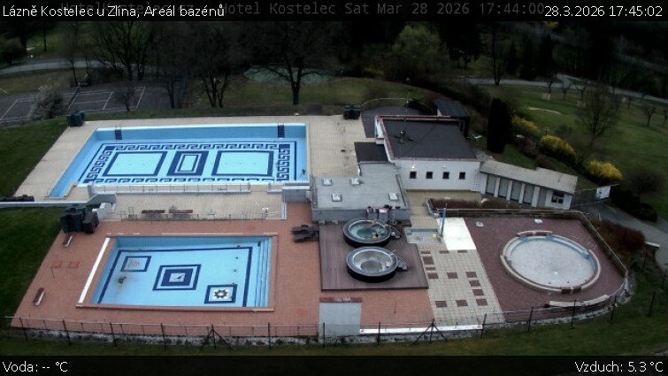 Lázně Kostelec u Zlína - Areál bazénů - 28.3.2026 v 17:45