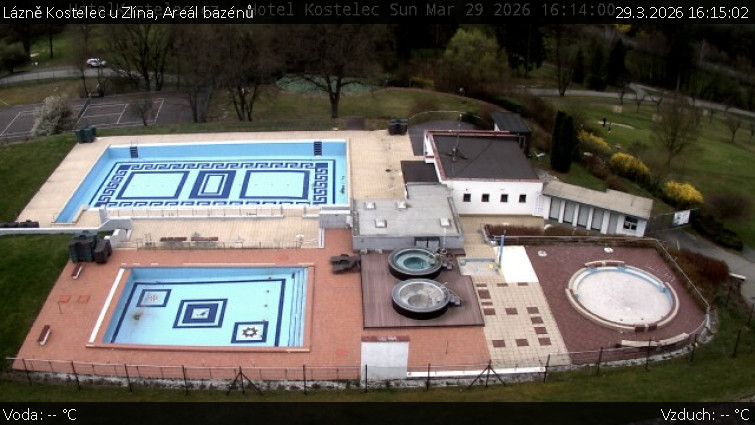 Lázně Kostelec u Zlína - Areál bazénů - 29.3.2026 v 16:15