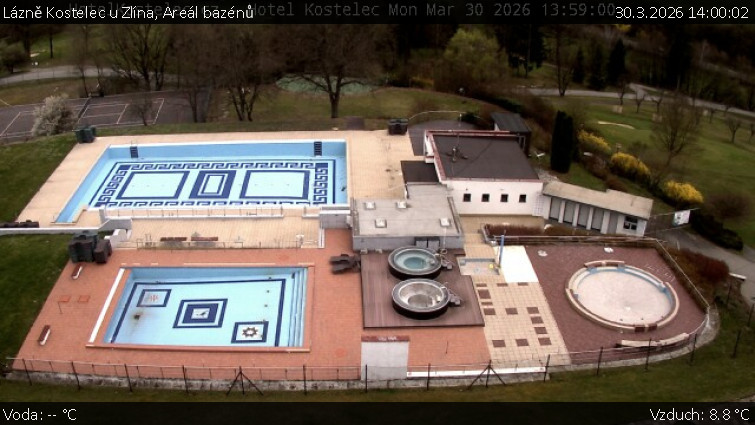 Lázně Kostelec u Zlína - Areál bazénů - 30.3.2026 v 14:00