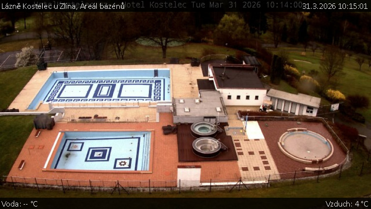Lázně Kostelec u Zlína - Areál bazénů - 31.3.2026 v 10:15