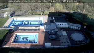 Lázně Kostelec u Zlína - Areál bazénů - 3.4.2026 v 08:15