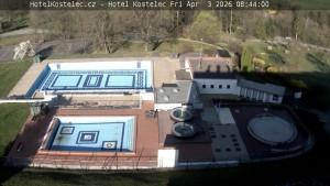 Lázně Kostelec u Zlína - Areál bazénů - 3.4.2026 v 08:45