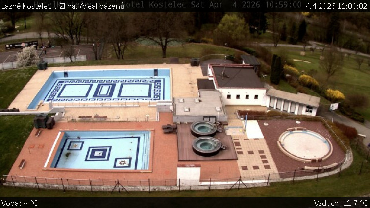 Lázně Kostelec u Zlína - Areál bazénů - 4.4.2026 v 11:00