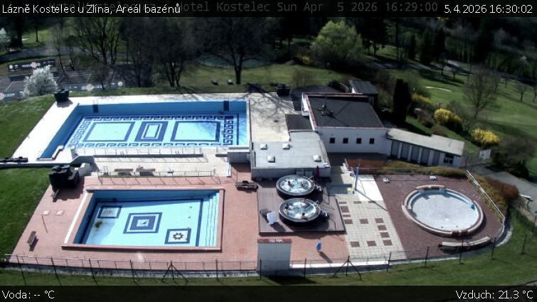 Lázně Kostelec u Zlína - Areál bazénů - 5.4.2026 v 16:30