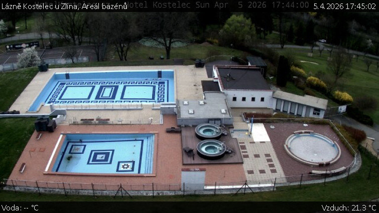 Lázně Kostelec u Zlína - Areál bazénů - 5.4.2026 v 17:45