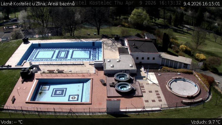 Lázně Kostelec u Zlína - Areál bazénů - 9.4.2026 v 16:15