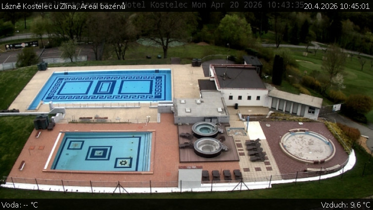 Lázně Kostelec u Zlína - Areál bazénů - 20.4.2026 v 10:45