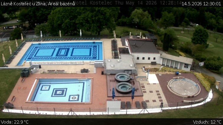 Lázně Kostelec u Zlína - Areál bazénů - 14.5.2026 v 12:30
