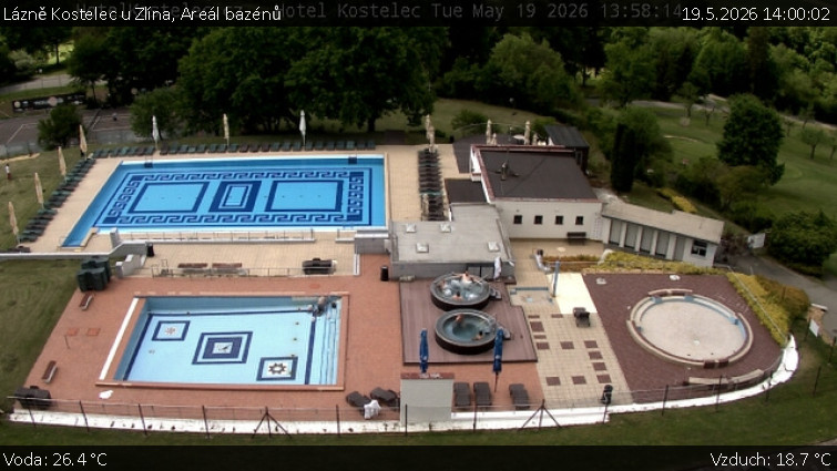 Lázně Kostelec u Zlína - Areál bazénů - 19.5.2026 v 14:00
