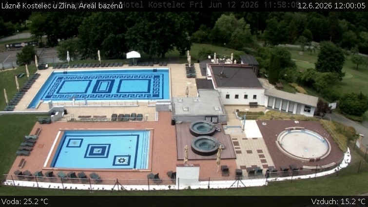 Lázně Kostelec u Zlína - Areál bazénů - 12.6.2026 v 12:00